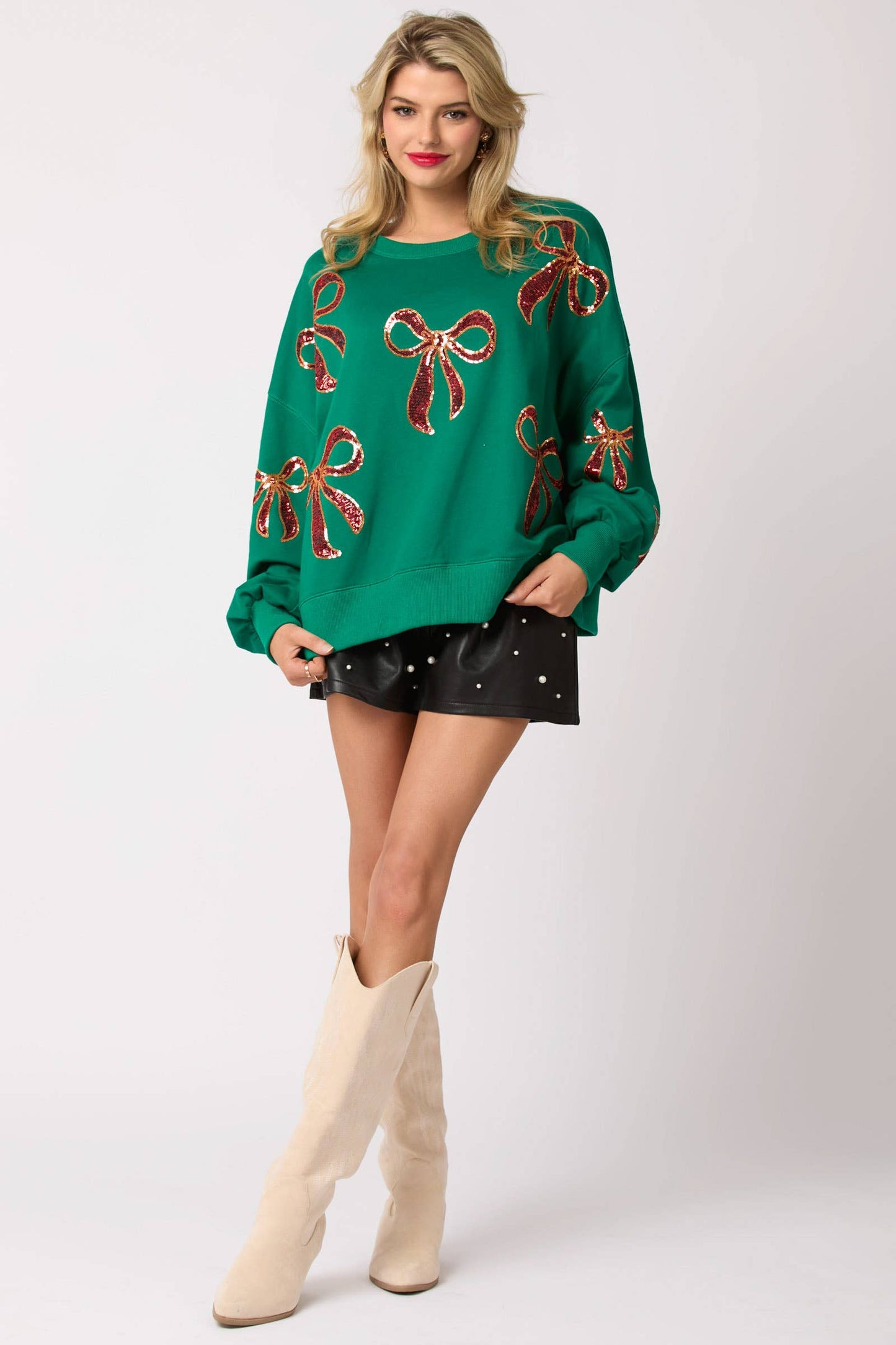 Embroidery Oversized Sweatshirts