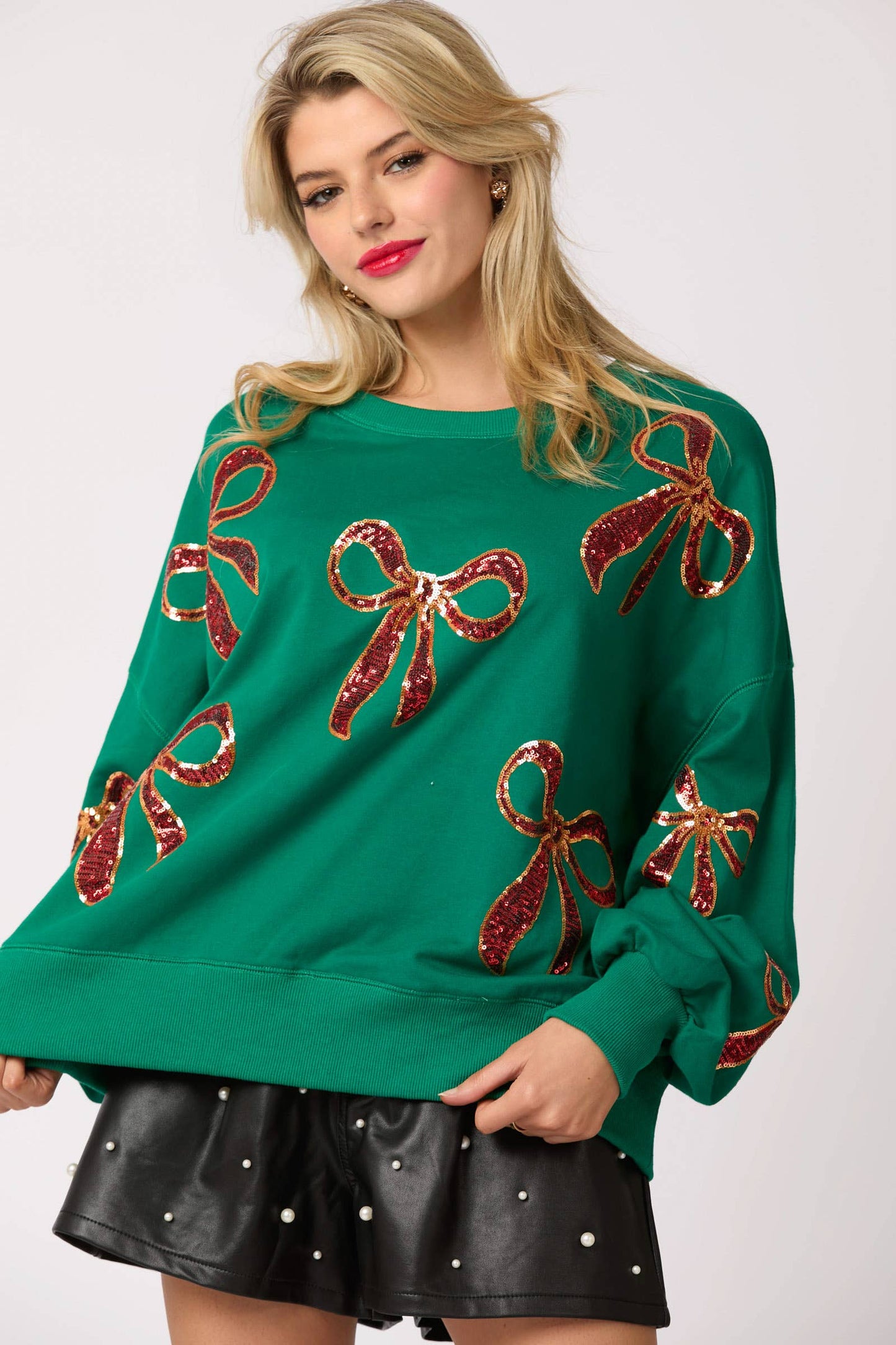 Embroidery Oversized Sweatshirts