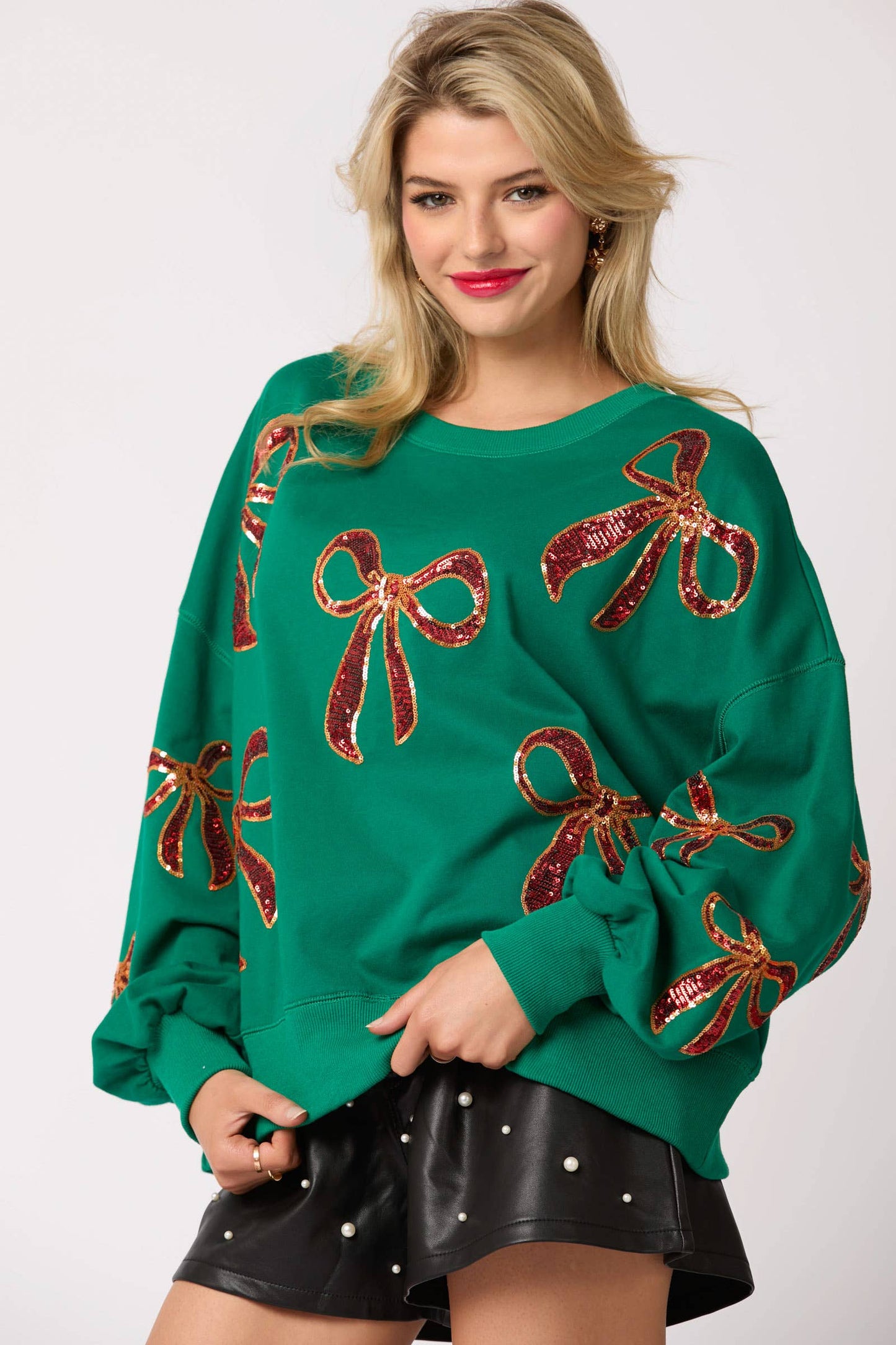 Embroidery Oversized Sweatshirts