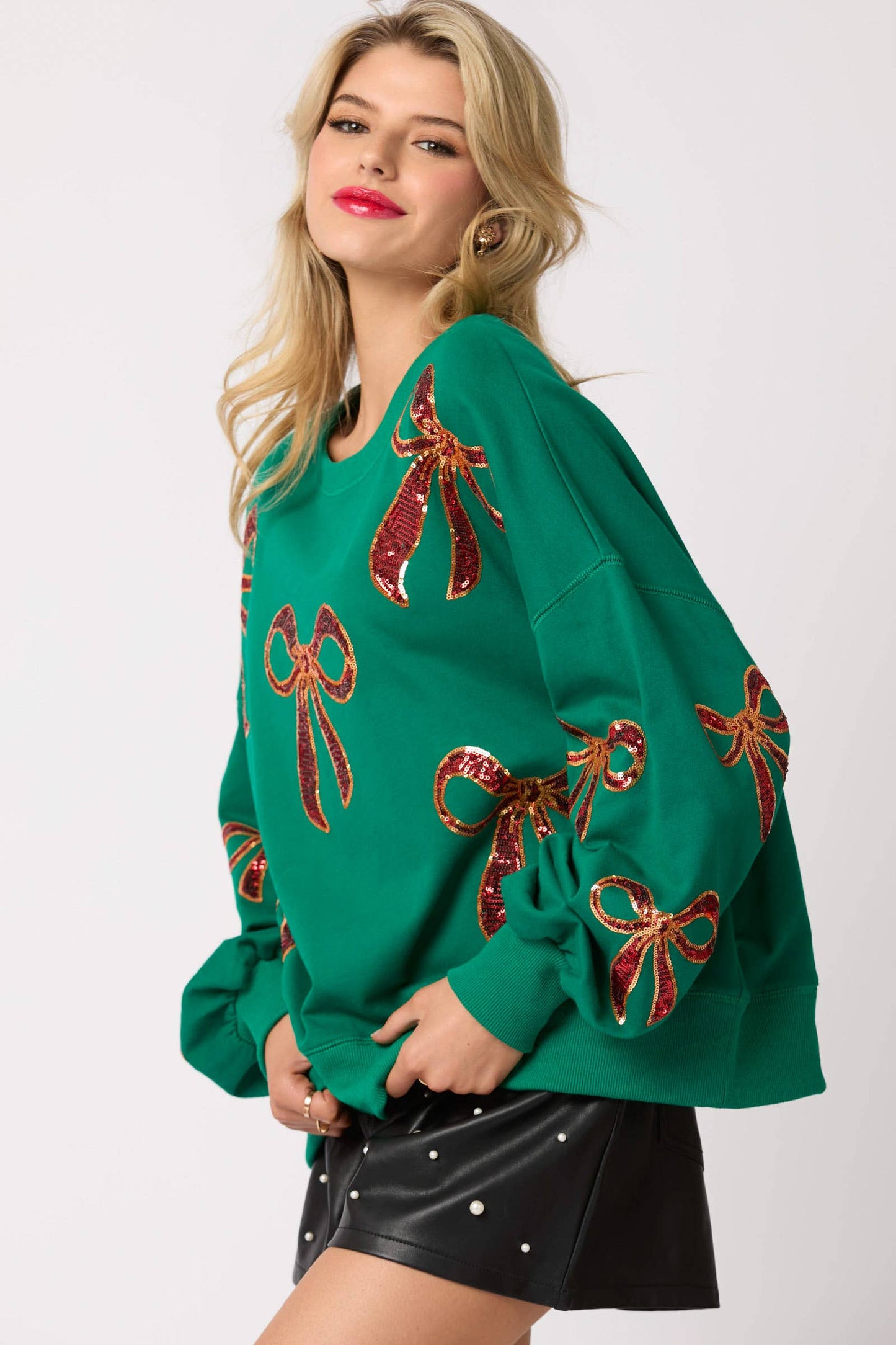 Embroidery Oversized Sweatshirts