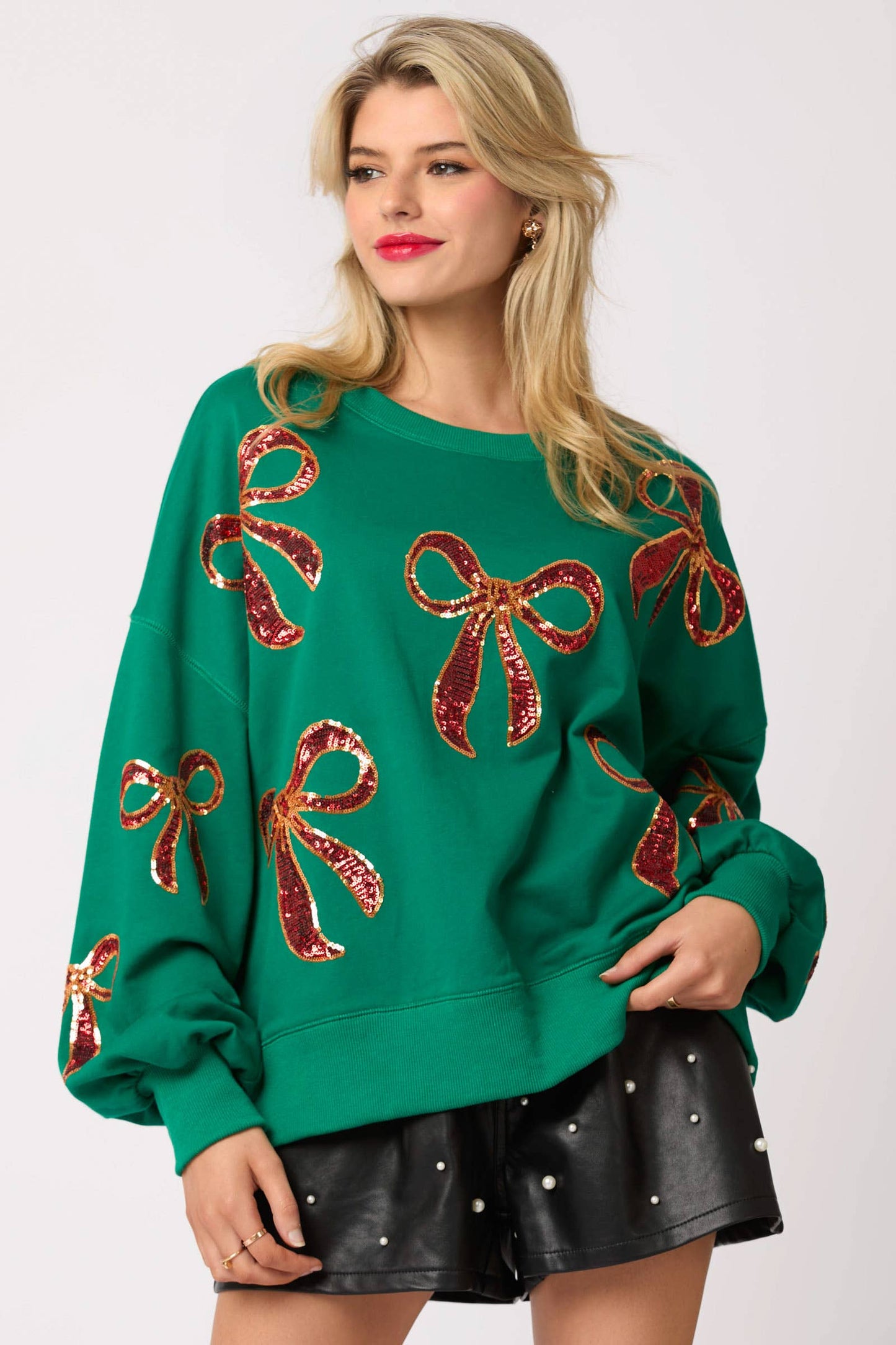 Embroidery Oversized Sweatshirts