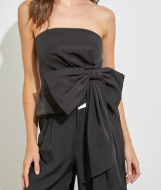 Black Bow Top