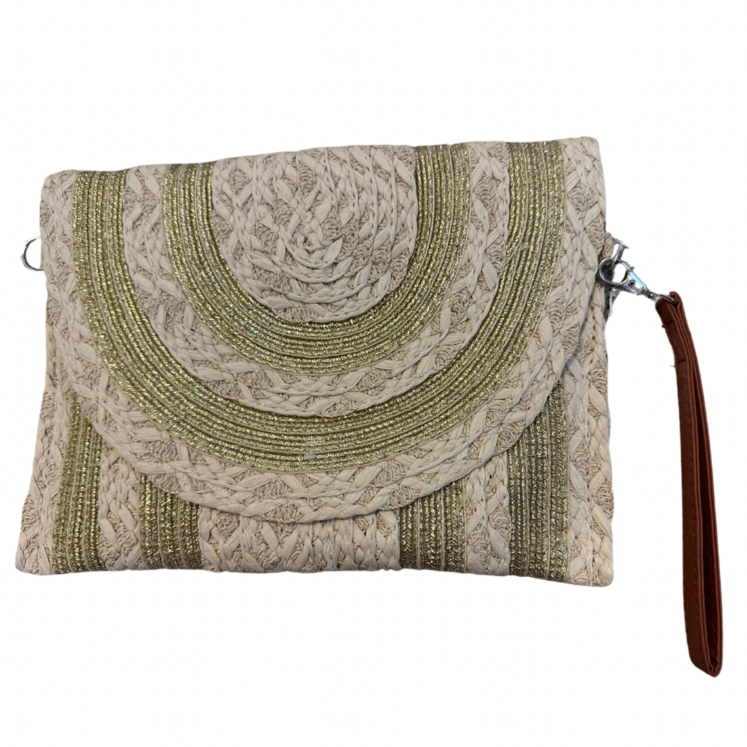 Gold Weave Clutch