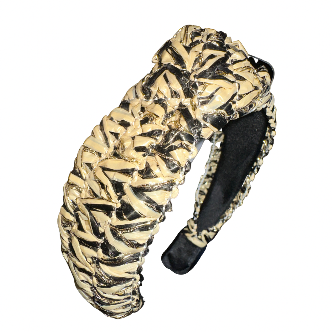 Black Weave Headband