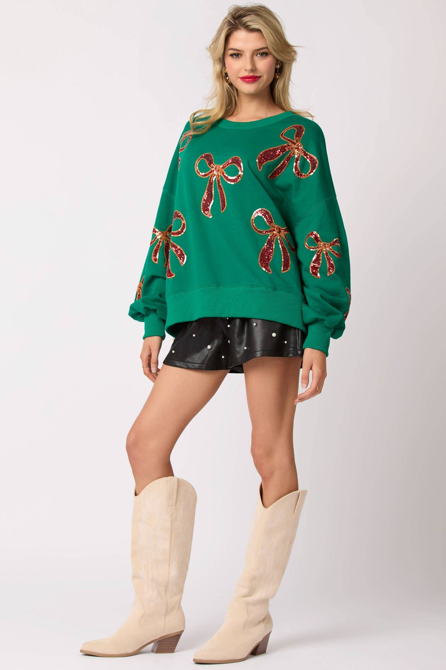 Embroidery Oversized Sweatshirts