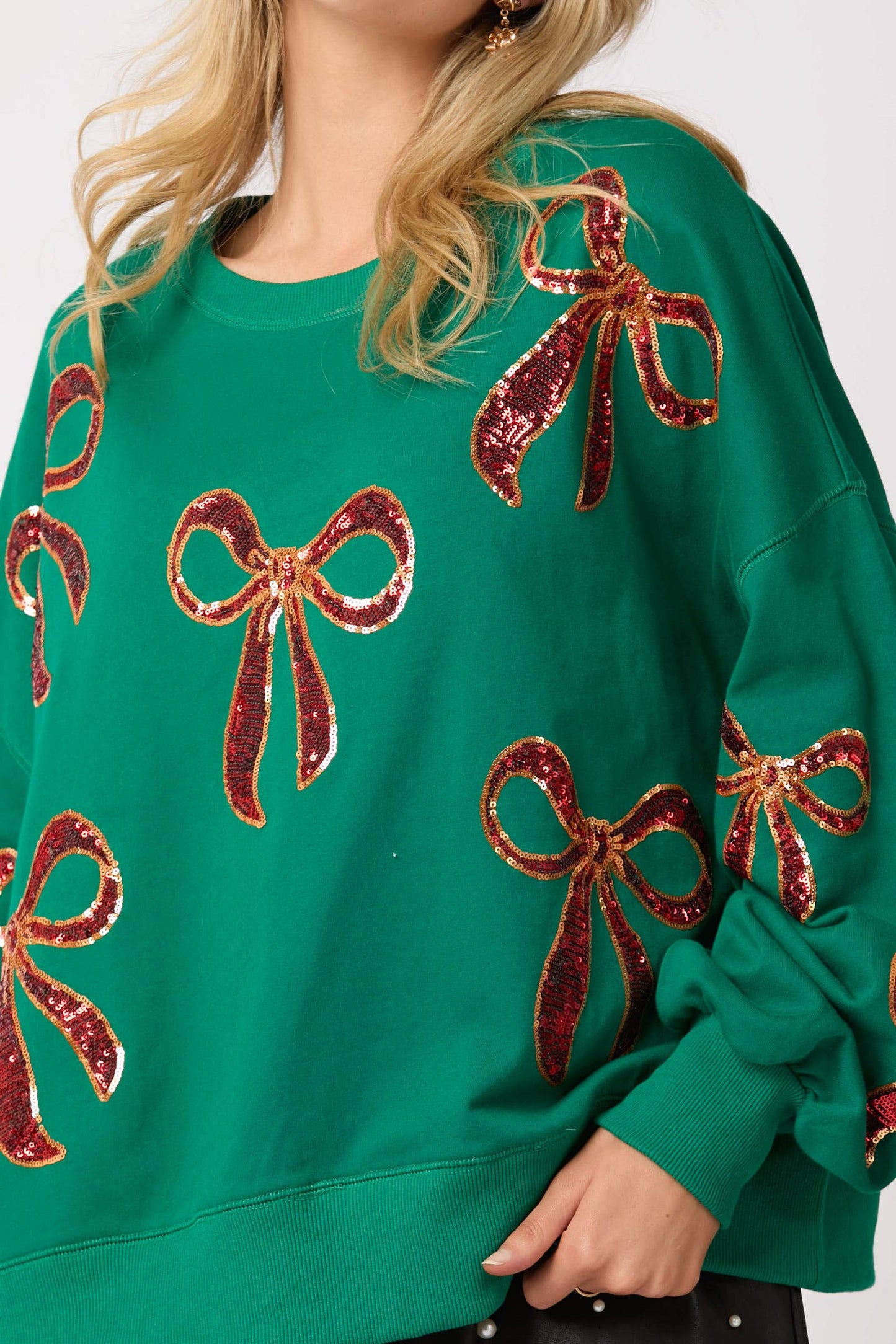 Embroidery Oversized Sweatshirts
