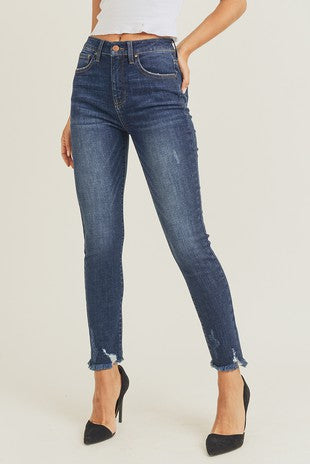 Dark High Rise Skinny Jean