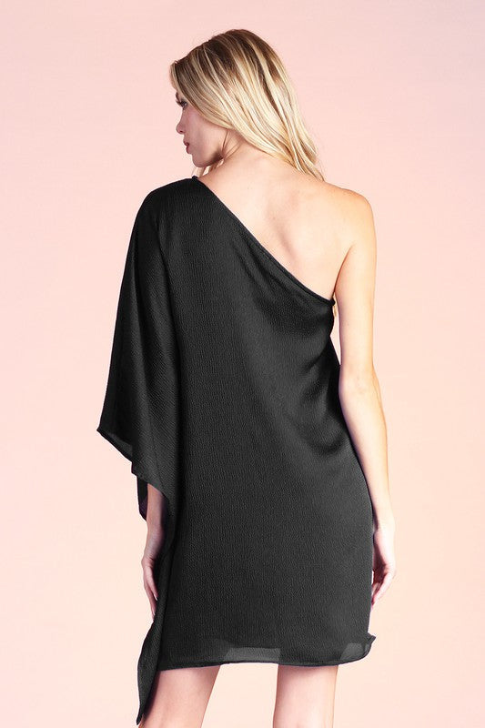 Black Satin Dress