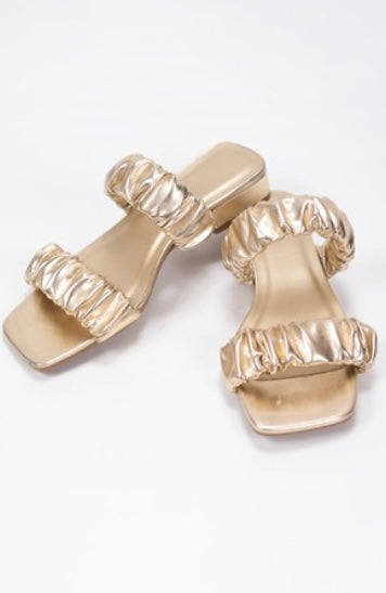 Gold Double Sandal